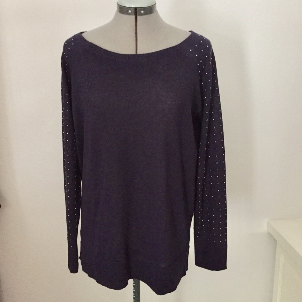 LOFT Studded Sweater